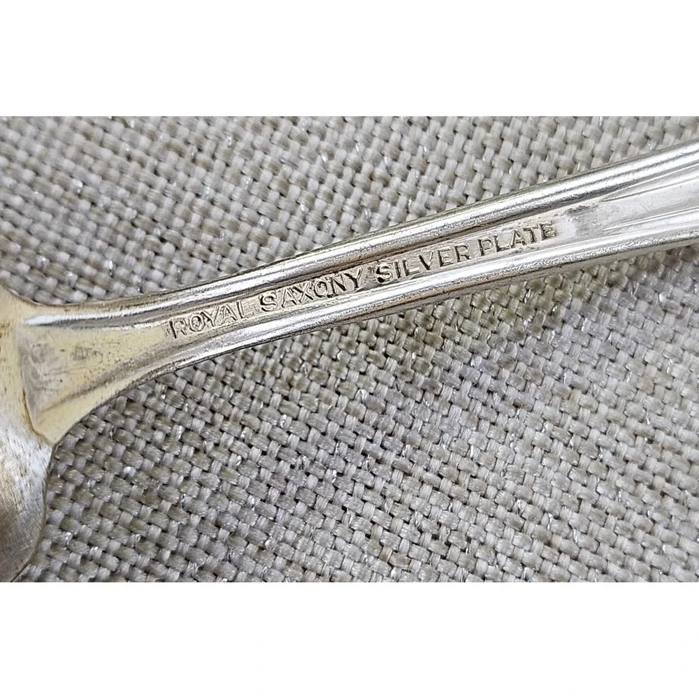 Gerber Rogers Bros Winthrop Silver Plate Baby Spoon Set 4pc Vintage Flatware